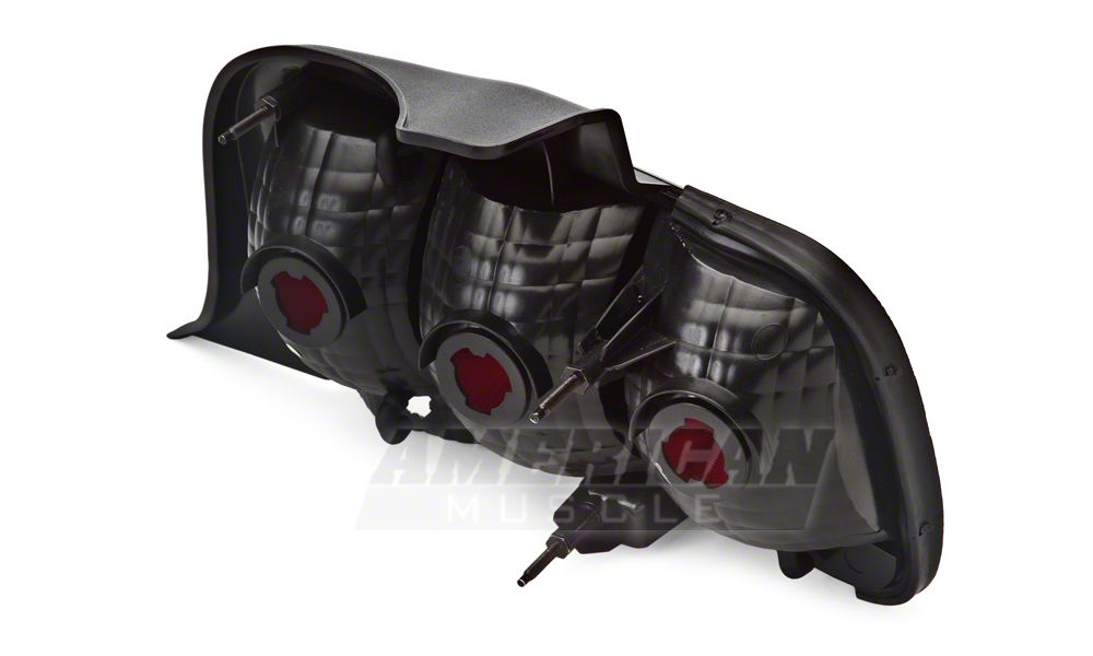 Raxiom Tail Lights; Black Housing; Smoked Lens (05-09 Mustang)