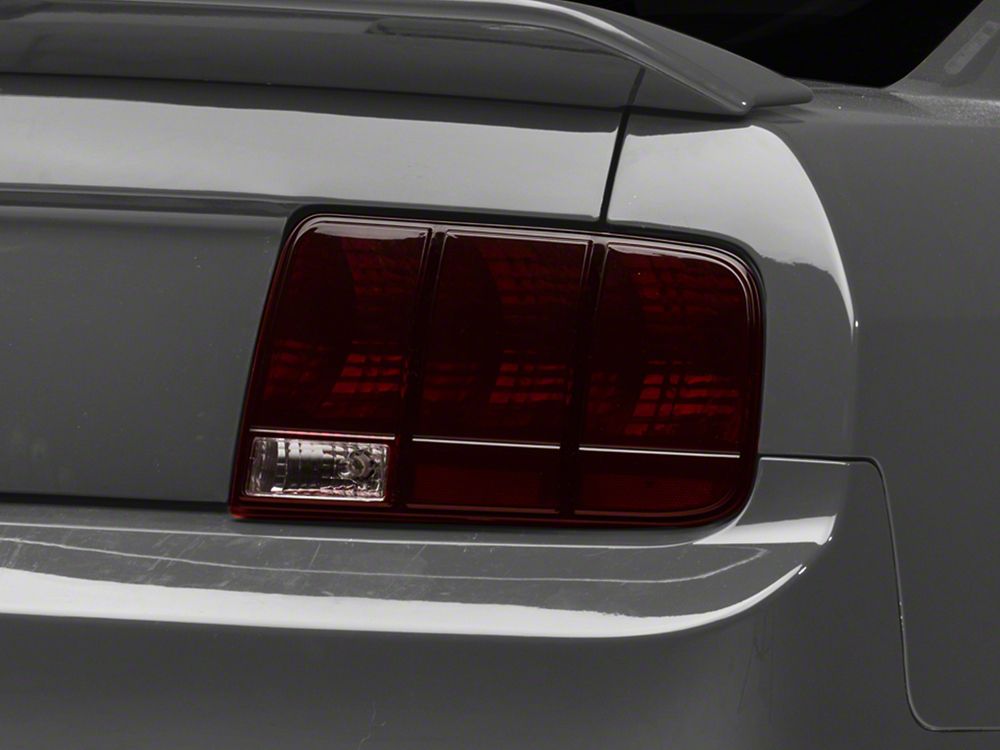 Raxiom Tail Lights; Black Housing; Smoked Lens (05-09 Mustang)