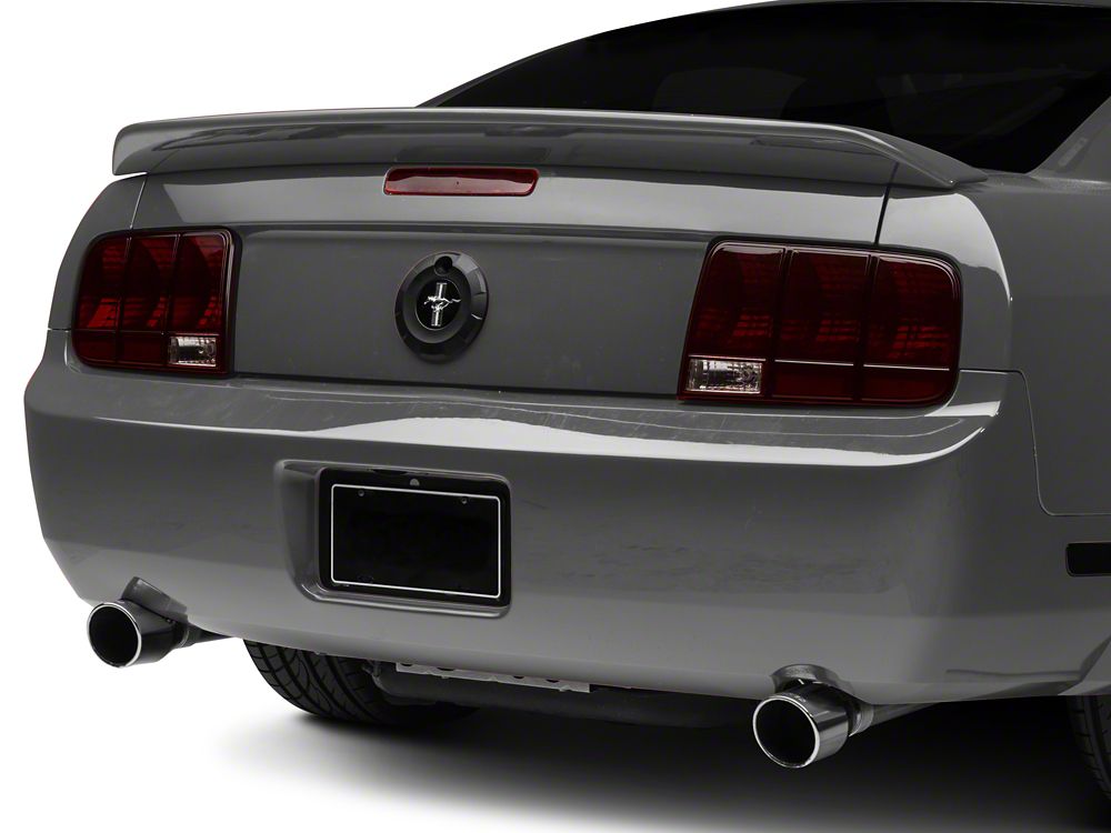 Raxiom Tail Lights; Black Housing; Smoked Lens (05-09 Mustang)