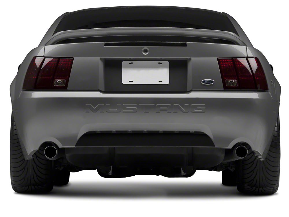 Raxiom Tail Lights; Black Housing; Smoked Lens (99-04 Mustang, Excluding 99-01 Cobra)