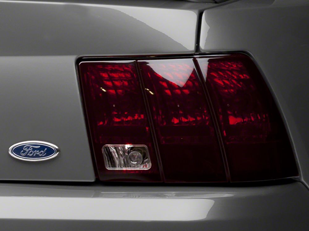 Raxiom Tail Lights; Black Housing; Smoked Lens (99-04 Mustang, Excluding 99-01 Cobra)