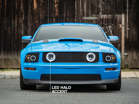 Raxiom LED Halo Fog Lights; Chrome (05-12 Mustang GT)