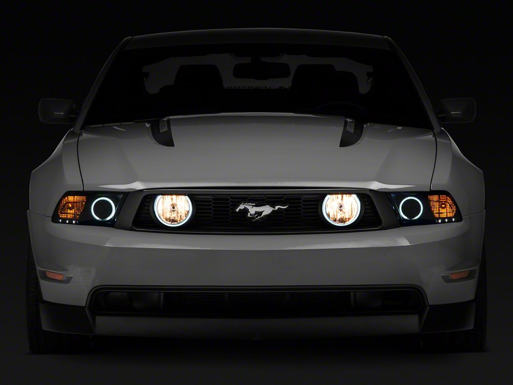 Raxiom LED Halo Fog Lights; Smoked (05-12 Mustang GT)