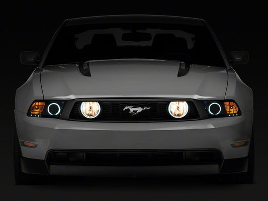 Raxiom LED Halo Fog Lights; Smoked (05-12 Mustang GT)