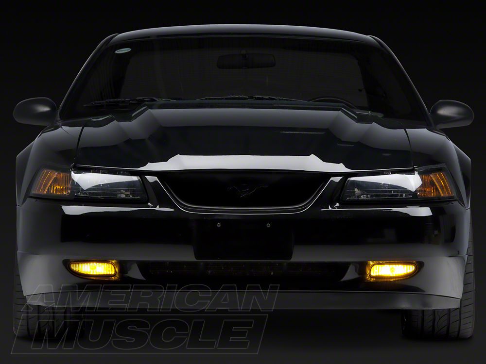 Raxiom Fog Lights; Yellow (99-04 Mustang, Excluding Cobra)