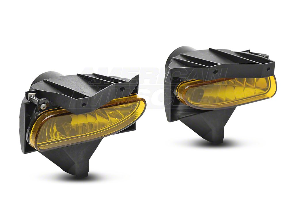 Raxiom Fog Lights; Yellow (99-04 Mustang, Excluding Cobra)