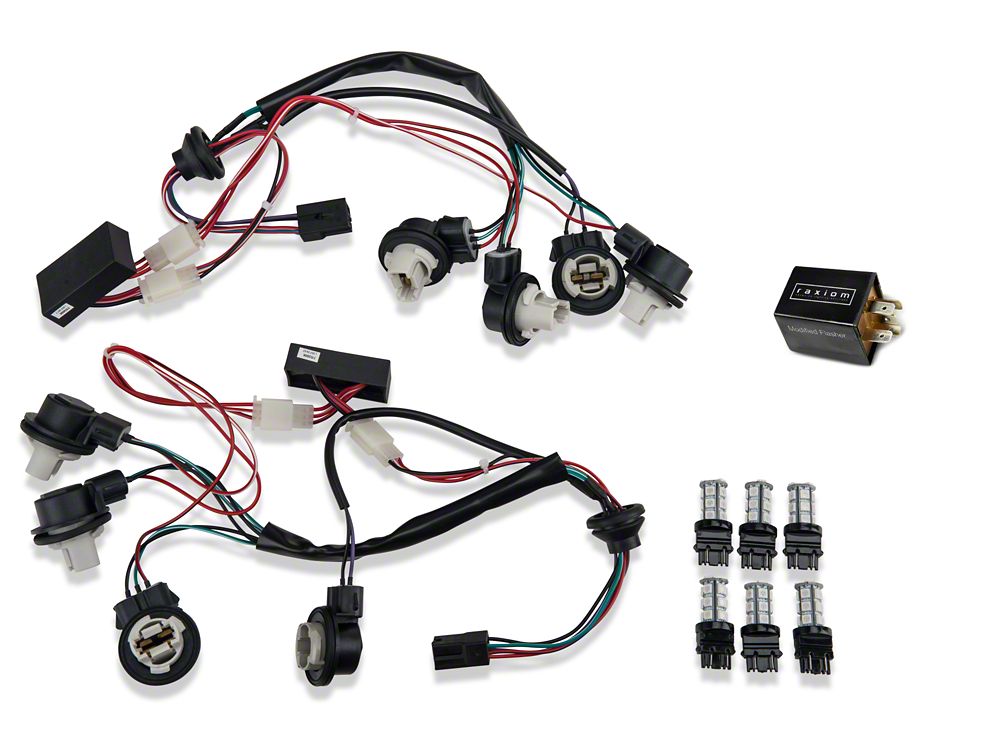 Raxiom LED Sequential Tail Light Kit; Plug-and-Play (96-04 Mustang, Excluding 99-01 Cobra)