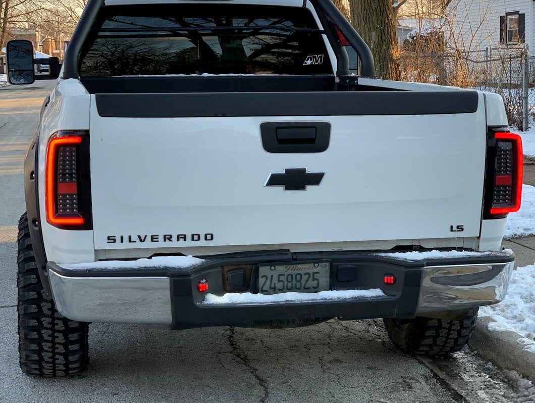 Raxiom G2 LED Tail Lights; Black Housing; Clear Lens (07-13 Silverado 1500)