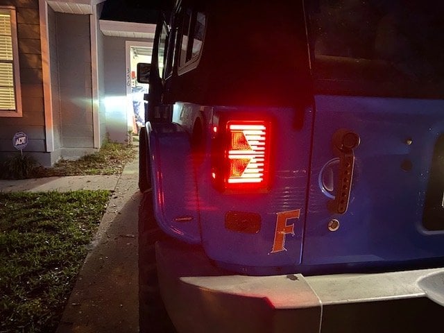 Raxiom Axial Series Vision LED Tail Lights; Black Housing; Clear Lens (07-18 Jeep Wrangler JK)