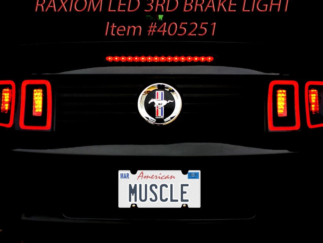 Raxiom LED Third Brake Light; Smoked (10-14 Mustang)