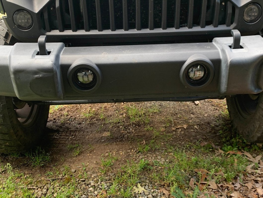 Raxiom Axial Series Tri-Bar LED Fog Lights; Amber (07-25 Jeep Wrangler JK & JL)
