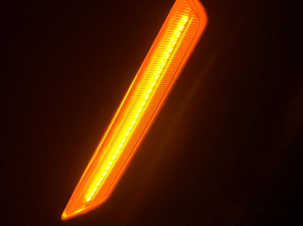Raxiom Axial Series LED Side Marker Lights; Clear (08-14 Challenger)