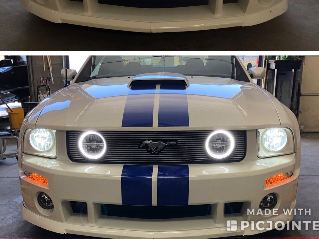 Raxiom Axial Series LED Halo Fog Lights (05-09 Mustang GT)