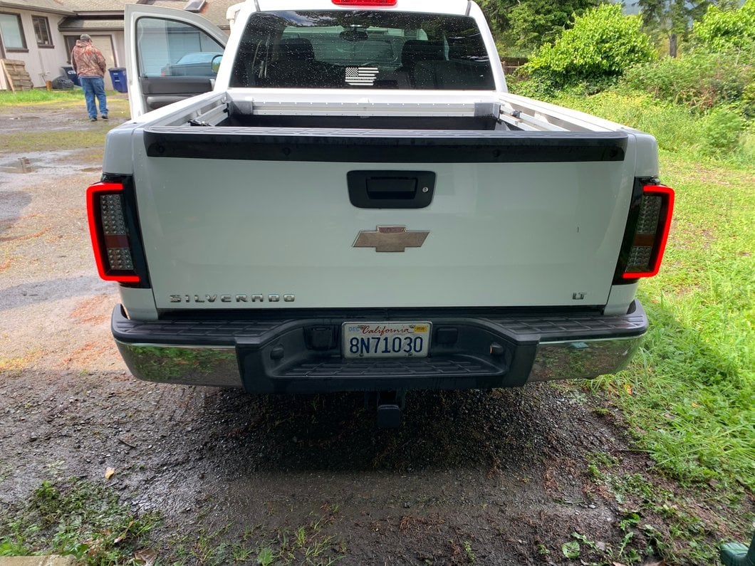 Raxiom G2 LED Tail Lights; Black Housing; Smoked Lens (07-13 Silverado 1500)