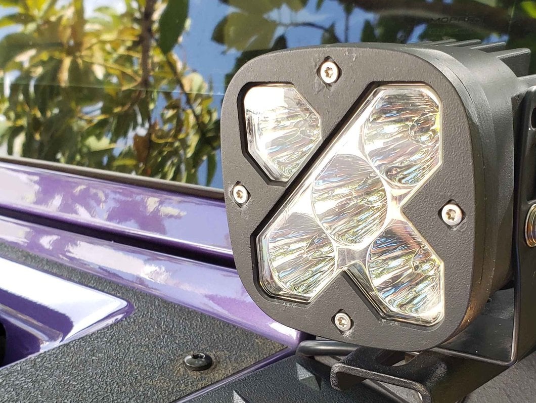 Raxiom 3-Inch Square High-Powered LED Light (Universal; Some Adaptation May Be Required)