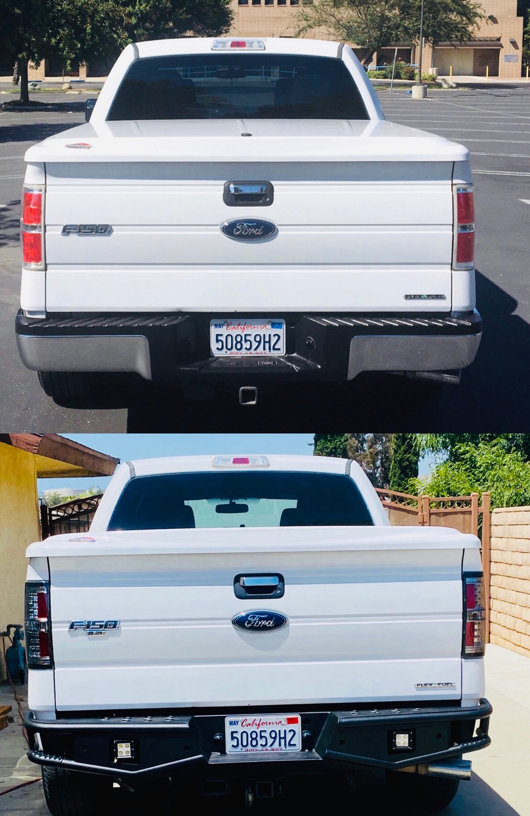 Raxiom LED Tail Lights; Black Housing; Smoked Lens (09-14 F-150 Styleside)