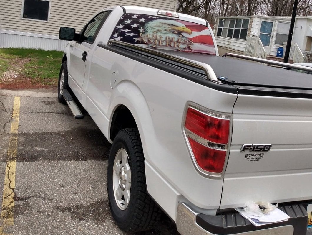 Raxiom Tail Lights; Chrome Housing; Red/Clear Lens (09-14 F-150 Styleside)