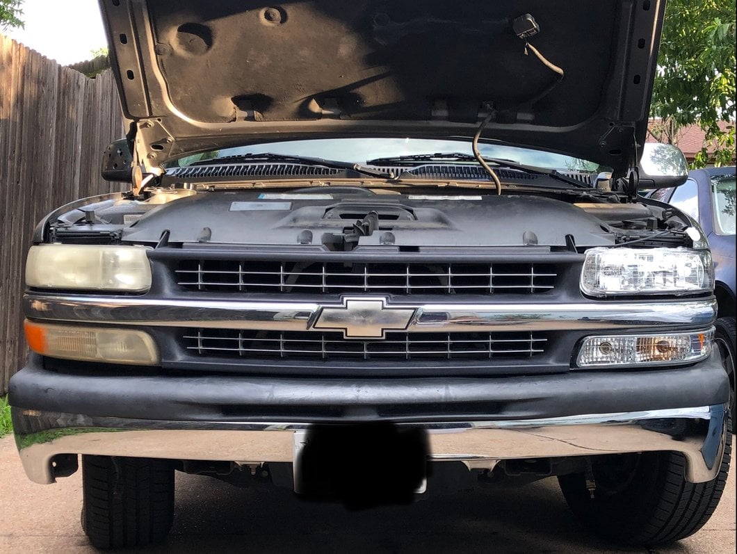 Raxiom Axial Series Euro Headlights; Chrome Housing; Clear Lens (99-02 Silverado 1500)