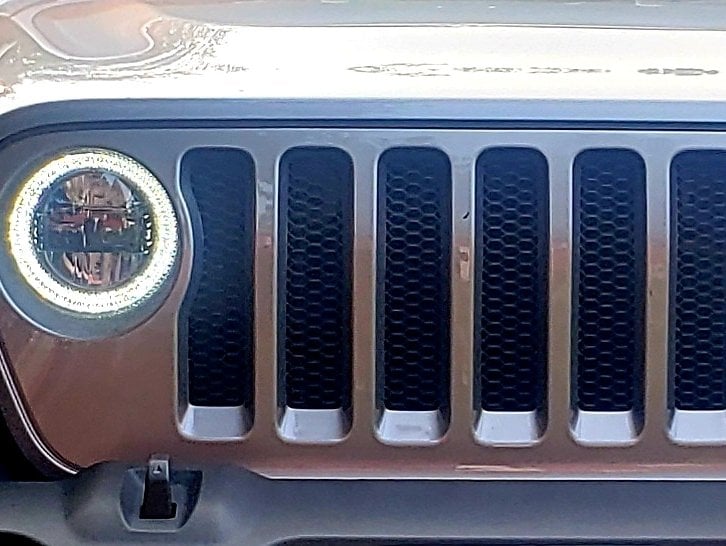Raxiom Axial Series LED Headlights; Black Housing; Clear Lens (18-25 Jeep Wrangler JL)