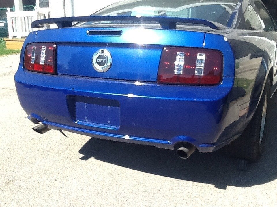 Raxiom Coyote Tail Lights and Sequential Tail Light Kit; Smoked (05-09 Mustang)