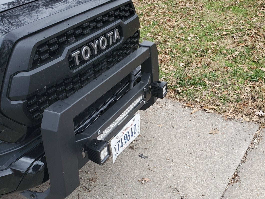 Raxiom 3-Inch Square 4-LED Off Road Light; Flood Beam (Universal; Some Adaptation May Be Required)