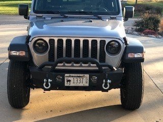 Raxiom Axial Series 7-Inch LED Daymaker Headlights; Black Housing; Clear Lens (20-25 Jeep Gladiator JT)