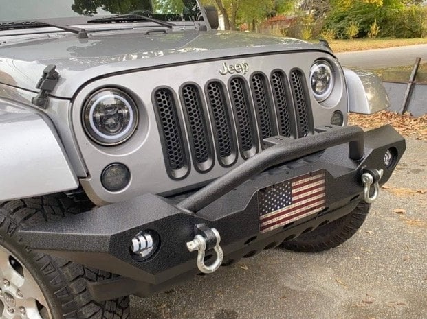 Raxiom Axial Series Tri-Bar LED Fog Lights; White (07-25 Jeep Wrangler JK & JL)