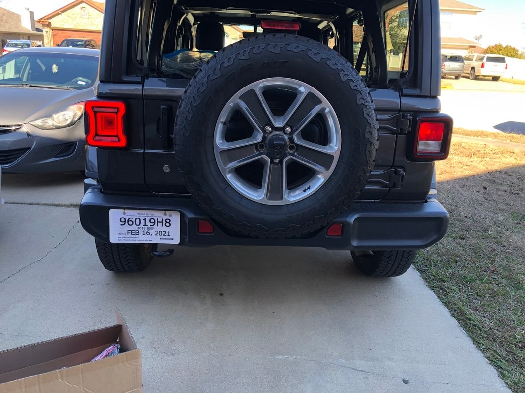 Raxiom Horizon LED Tail Lights; Black Housing; Red Lens (18-25 Jeep Wrangler JL)