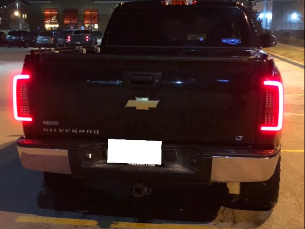 Raxiom G2 LED Tail Lights; Black Housing; Clear Lens (07-13 Silverado 1500)