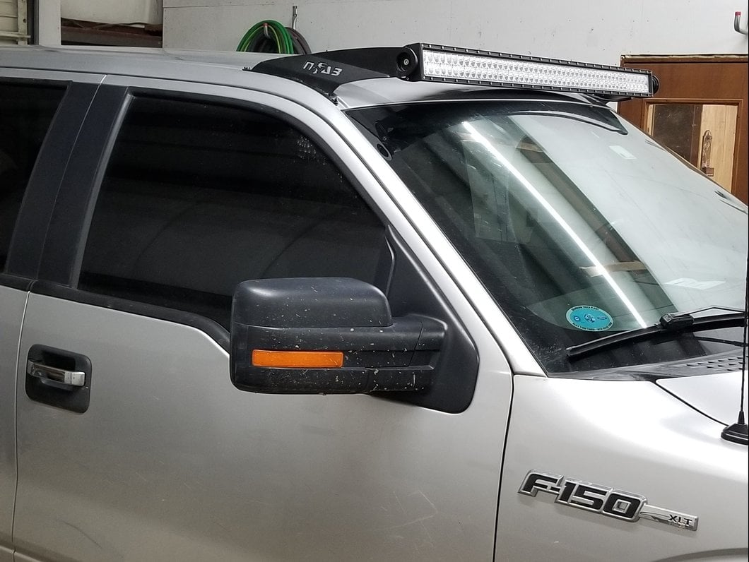 Raxiom Axial Series 50-Inch Dual Row LED Light Bar; Combo Beam (Universal; Some Adaptation May Be Required)