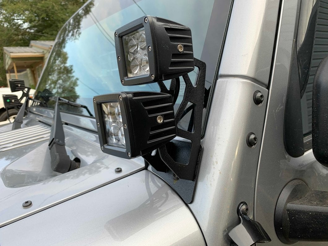 Raxiom Axial Series 3-Inch 4-LED Cube Light; Flood Beam (Universal; Some Adaptation May Be Required)