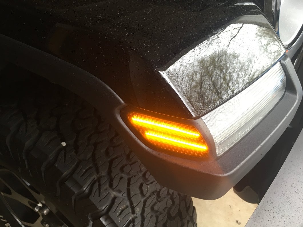 Raxiom Axial Series LED Fender Flare Marker Lights; Smoked (18-25 Jeep Wrangler JL)