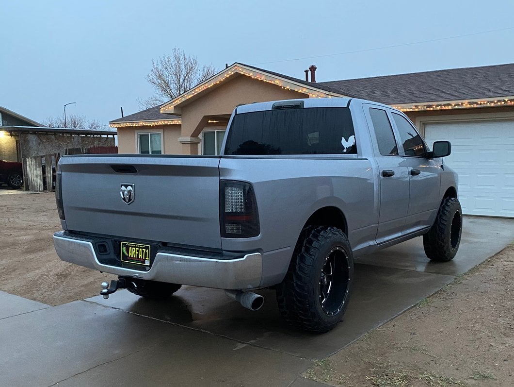 Raxiom Axial Series LED Tail Lights; Black Housing; Clear Lens (09-18 RAM 1500 w/ Factory Halogen Tail Lights)