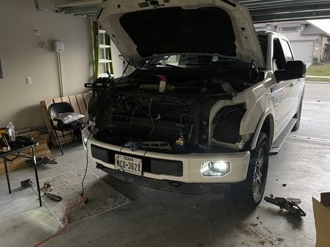 Raxiom Axial Series Dual Function LED Fog Lights; White/Yellow (15-20 F-150, Excluding Raptor)