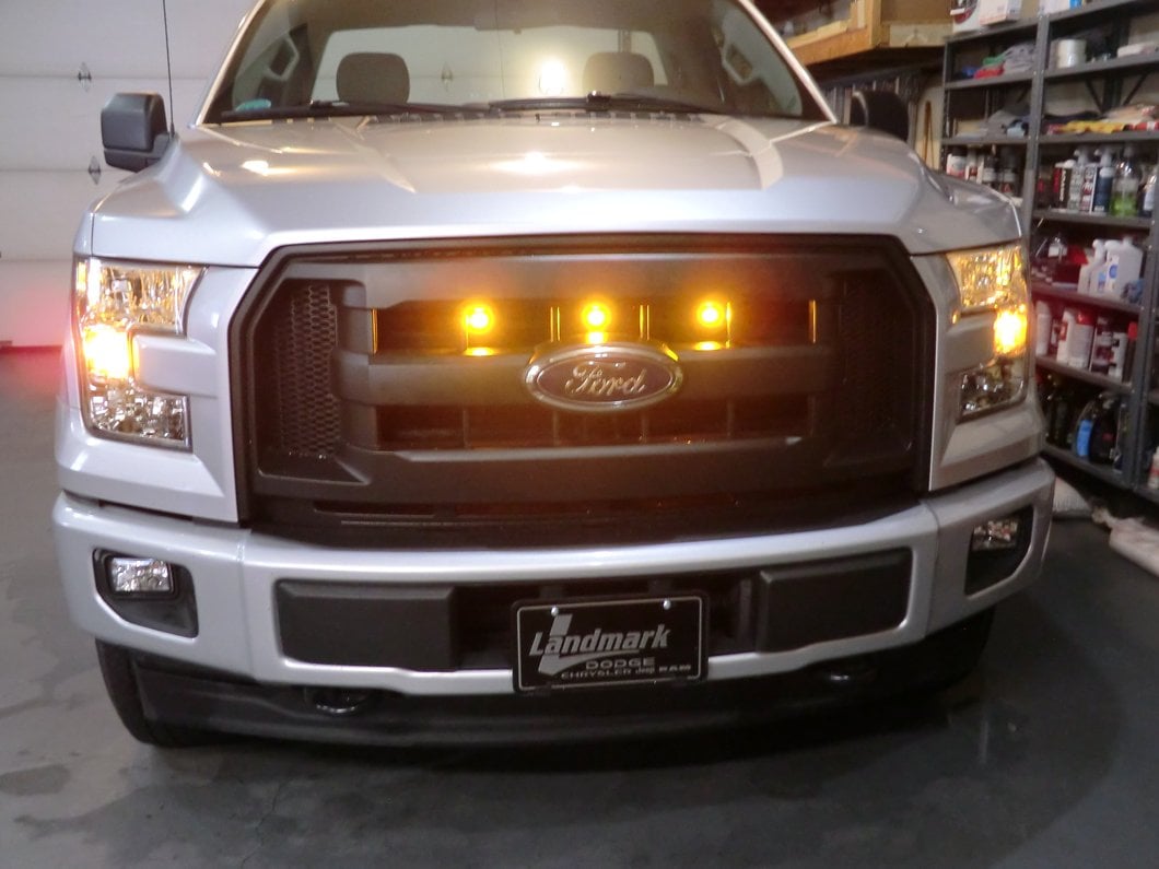 Raxiom Axial Series Raptor Style Grille Light Kit (15-17 F-150, Excluding Raptor)