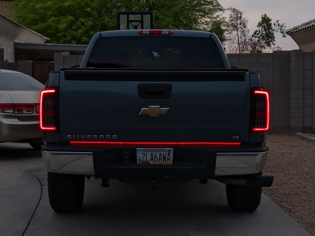 Raxiom G2 LED Tail Lights; Black Housing; Clear Lens (07-13 Silverado 1500)