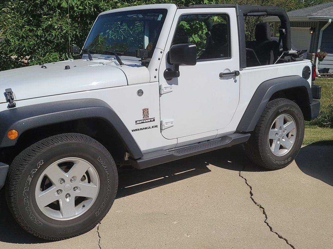 Raxiom Windshield Mounted Light Brackets (07-18 Jeep Wrangler JK)