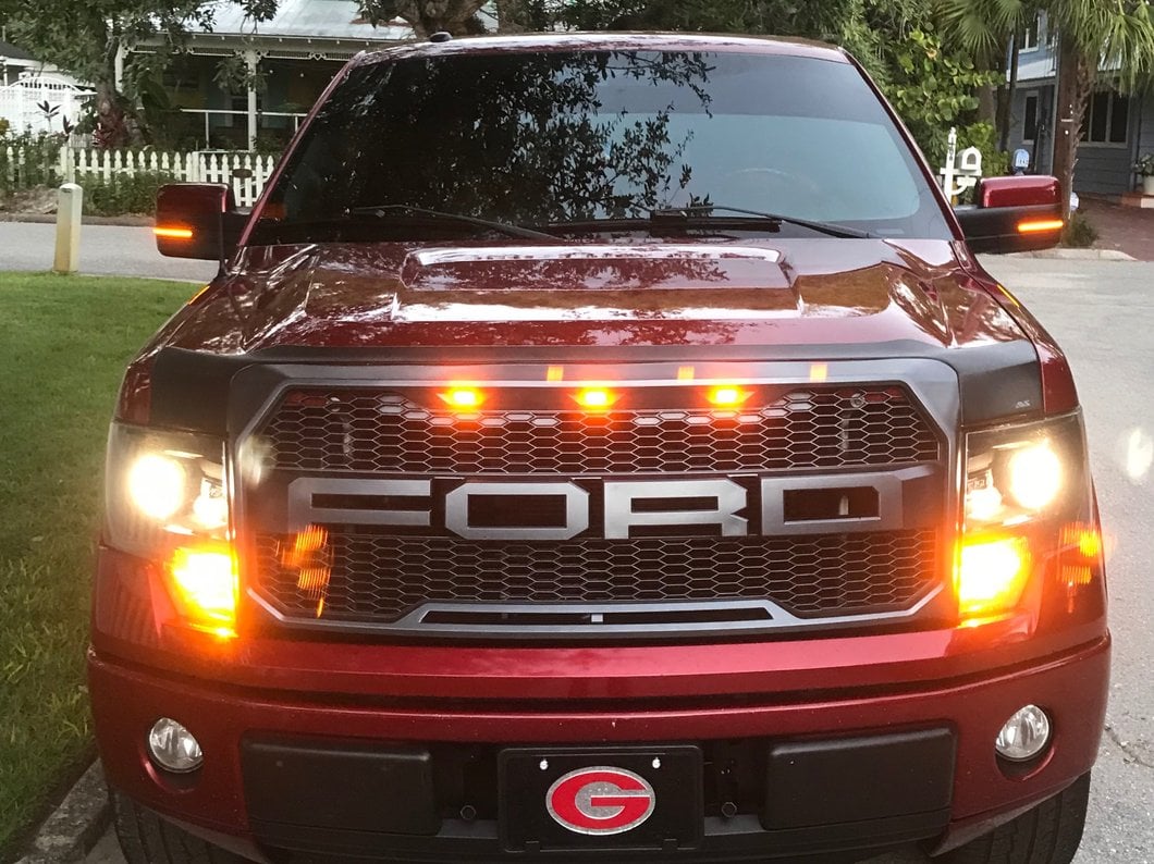 Raxiom Axial Series LED Mirror Mounted Turn Signals; Smoked (09-14 F-150)
