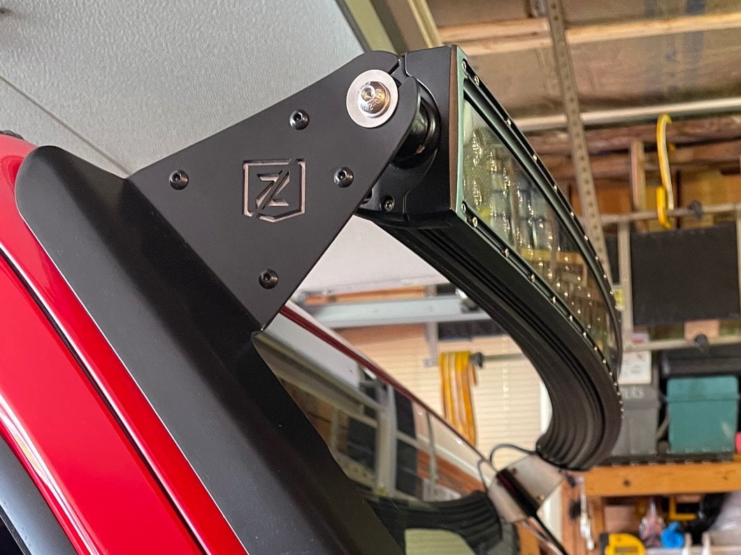 Raxiom 50-Inch Curved Dual Row LED Light Bar; Flood/Spot Combo Beam (Universal; Some Adaptation May Be Required)