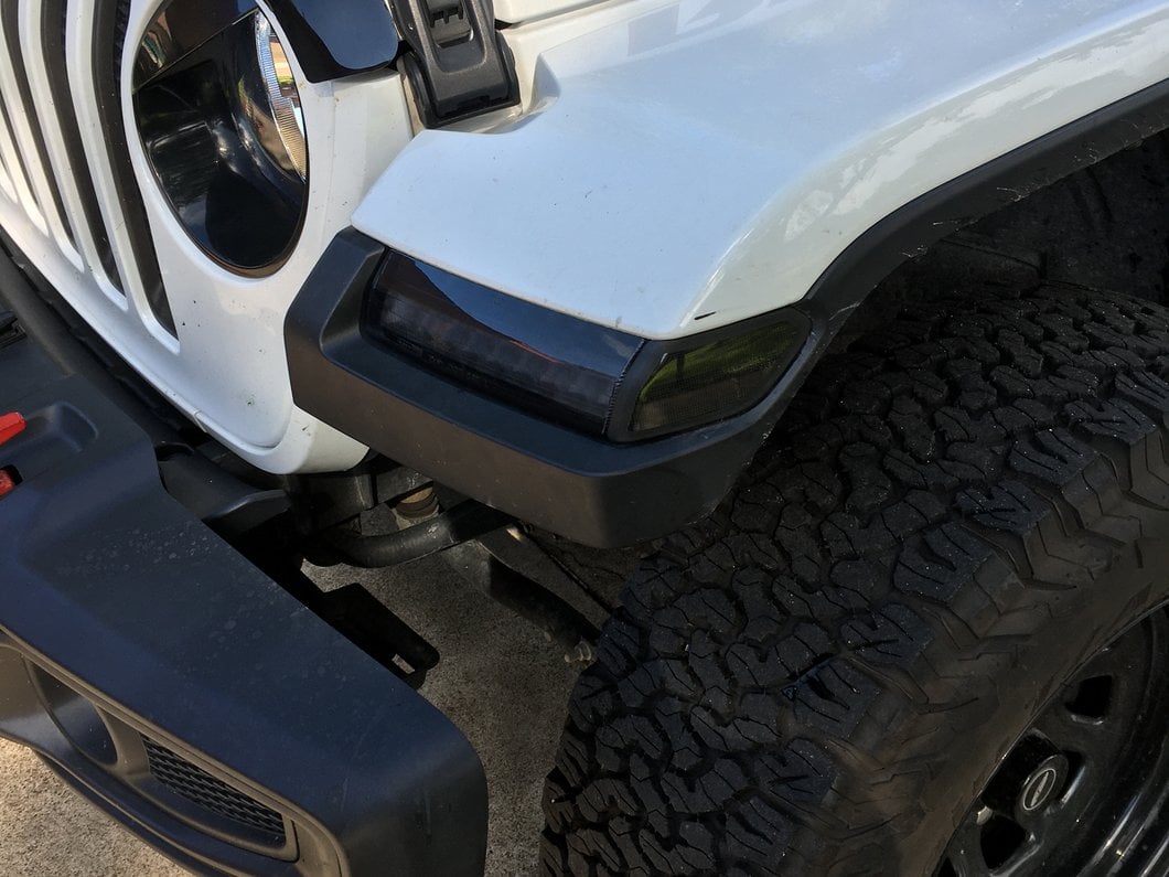 Raxiom Axial Series LED Fender Flare Marker Lights; Smoked (18-25 Jeep Wrangler JL)