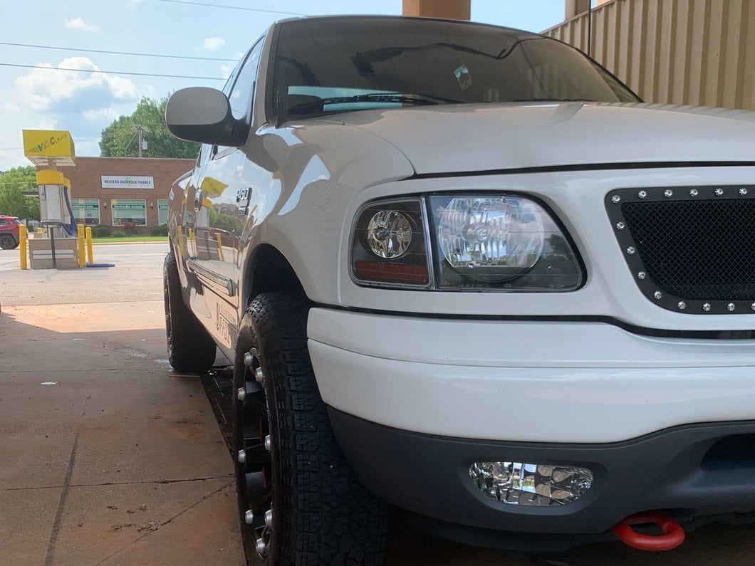 Raxiom G2 Euro Headlights; Black Housing; Clear Lens (97-03 F-150)