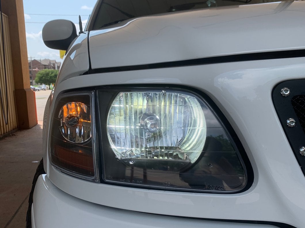 Raxiom G2 Euro Headlights; Black Housing; Clear Lens (97-03 F-150)
