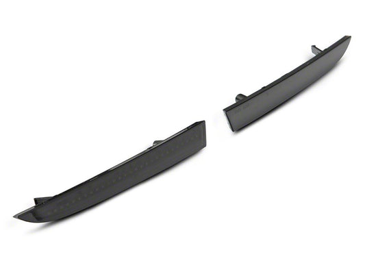 Raxiom Axial Series LED Rear Diffuser Marker Lights; Smoked (16-18 Camaro)