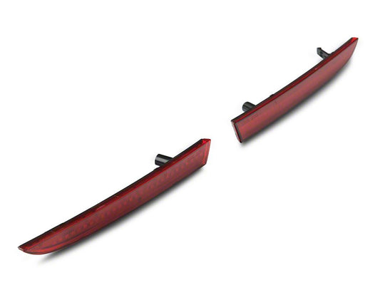 Raxiom Axial Series LED Rear Diffuser Marker Lights; Red (16-18 Camaro)