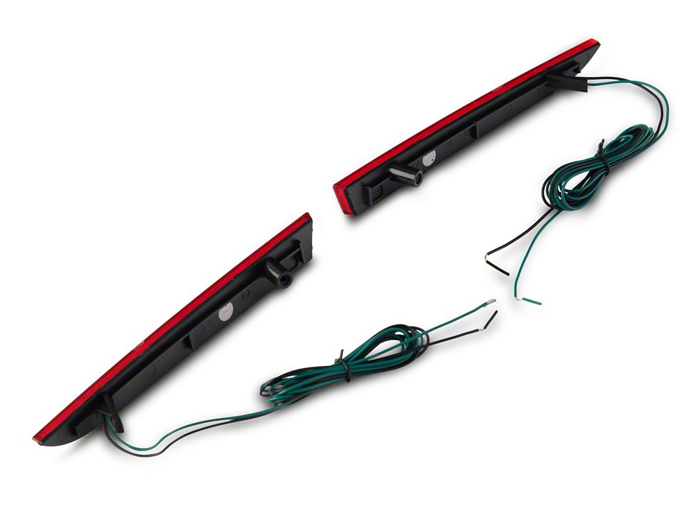 Raxiom Axial Series LED Rear Diffuser Marker Lights; Red (16-18 Camaro)