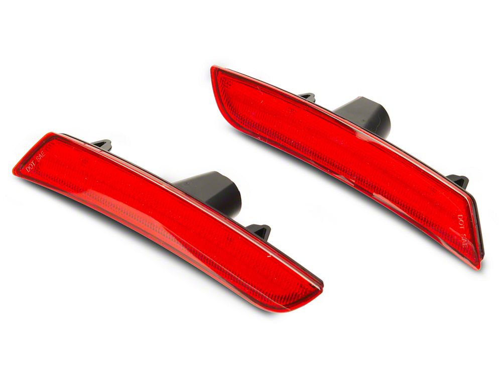Raxiom Axial Series LED Rear Marker Lights; Red (16-24 Camaro)