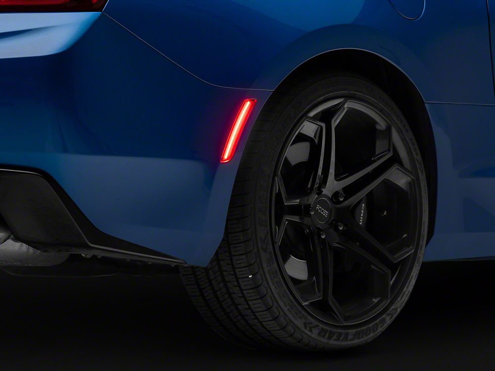 Raxiom Axial Series LED Front and Rear Side Markers; Clear (16-24 Camaro)