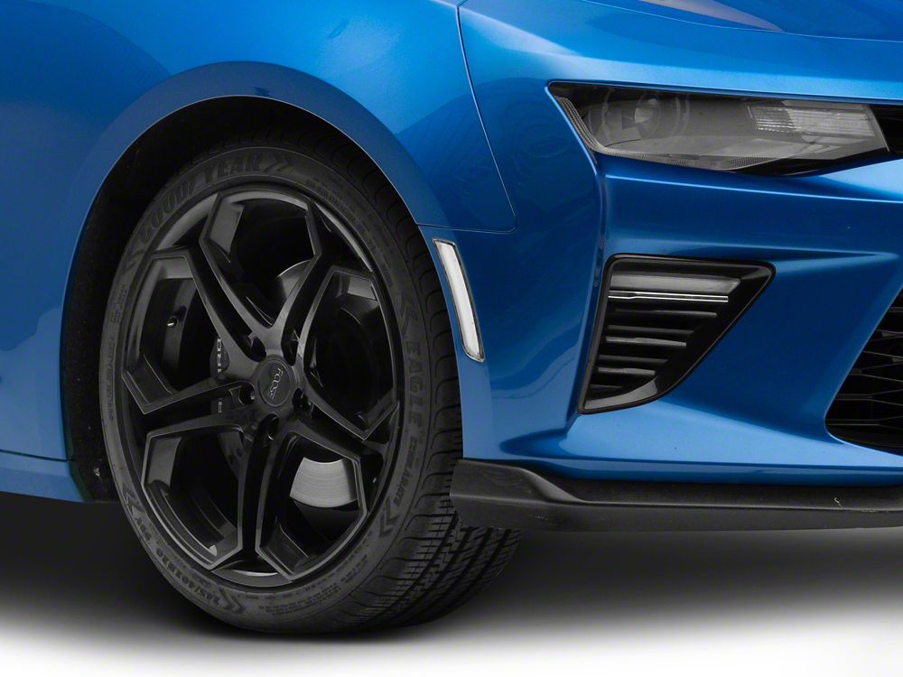 Raxiom Axial Series LED Front and Rear Side Markers; Clear (16-24 Camaro)