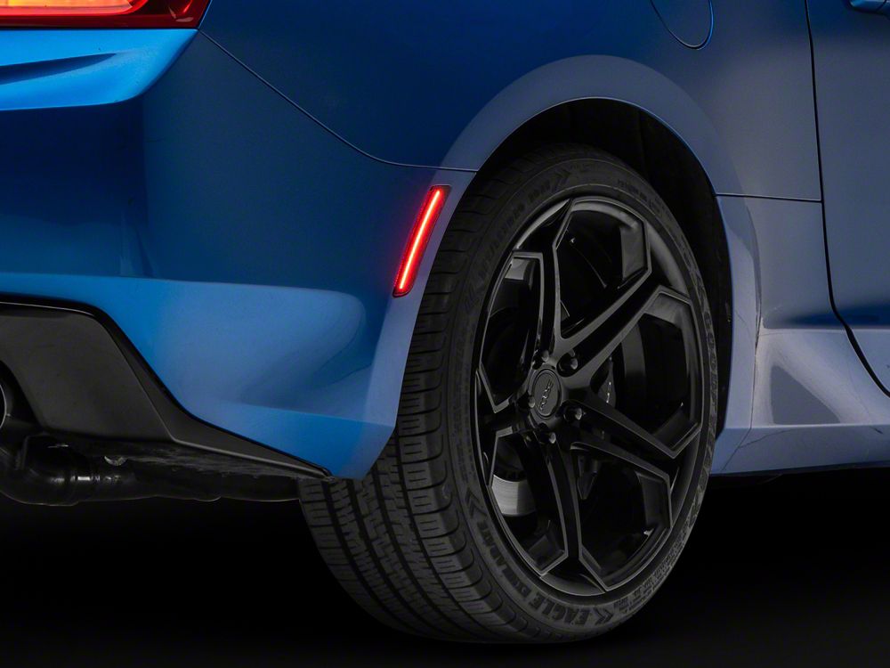 Raxiom Axial Series LED Front and Rear Side Markers; Smoked (16-24 Camaro)