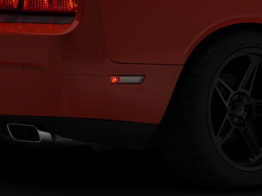 Raxiom Axial Series Side Marker Lamps; Clear (08-14 Challenger)